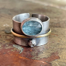 Load image into Gallery viewer, Kyanite Sterling Ring