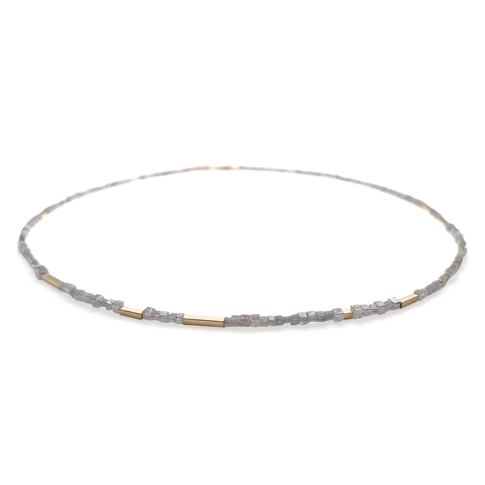 Diamond Cube Necklace