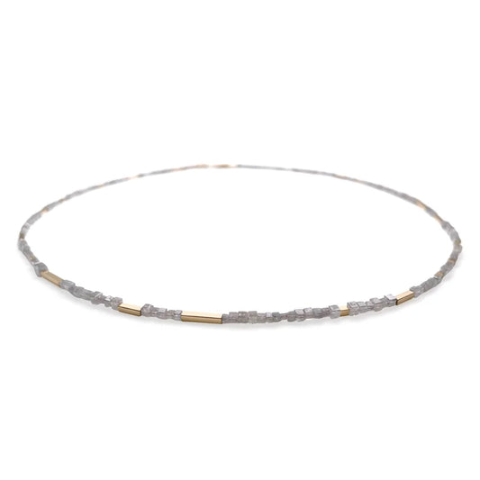 Diamond Cube Necklace