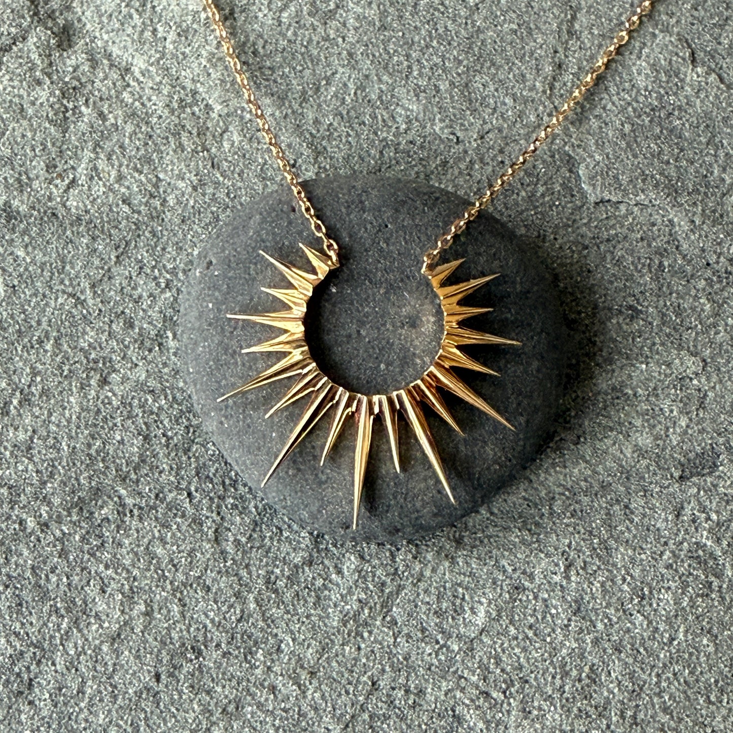 King Sun Yellow Gold Necklace