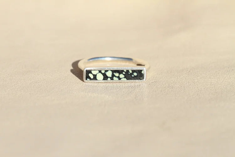 New Lander Variscite Stone Stacker Ring 2.0