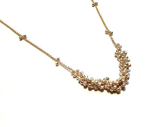 Clustered Wisteria Necklace- 18 inches