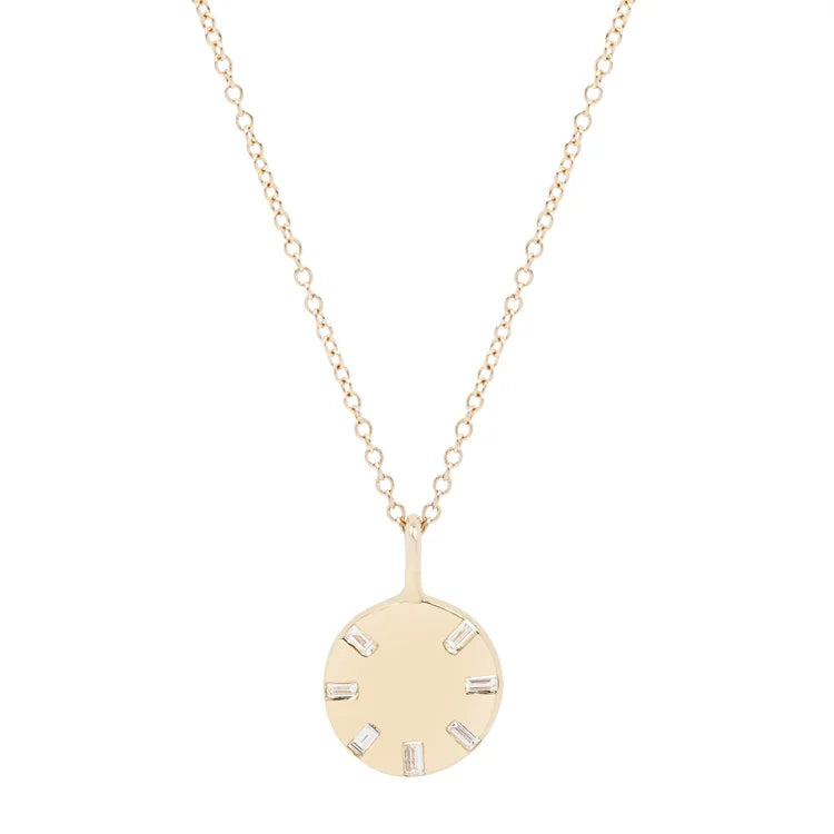 Diamond Wheel Necklace