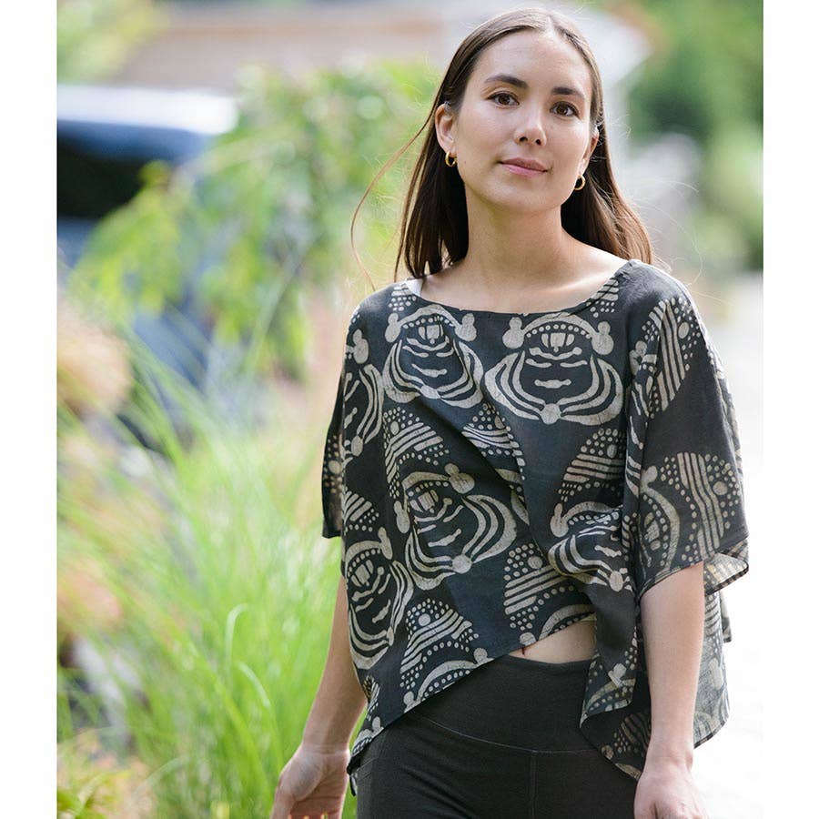 Block Print Crop Top - Kathak