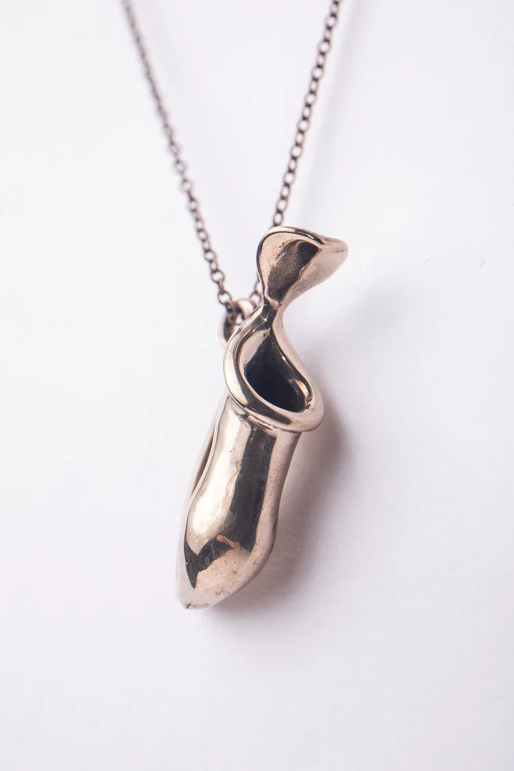 Medium Bronze Pitcher Necklace