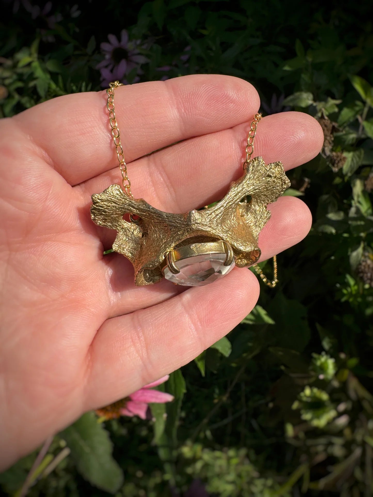 Coyote Vertebrate w/ Quartz