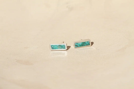 Chrysocolla Styx Studs