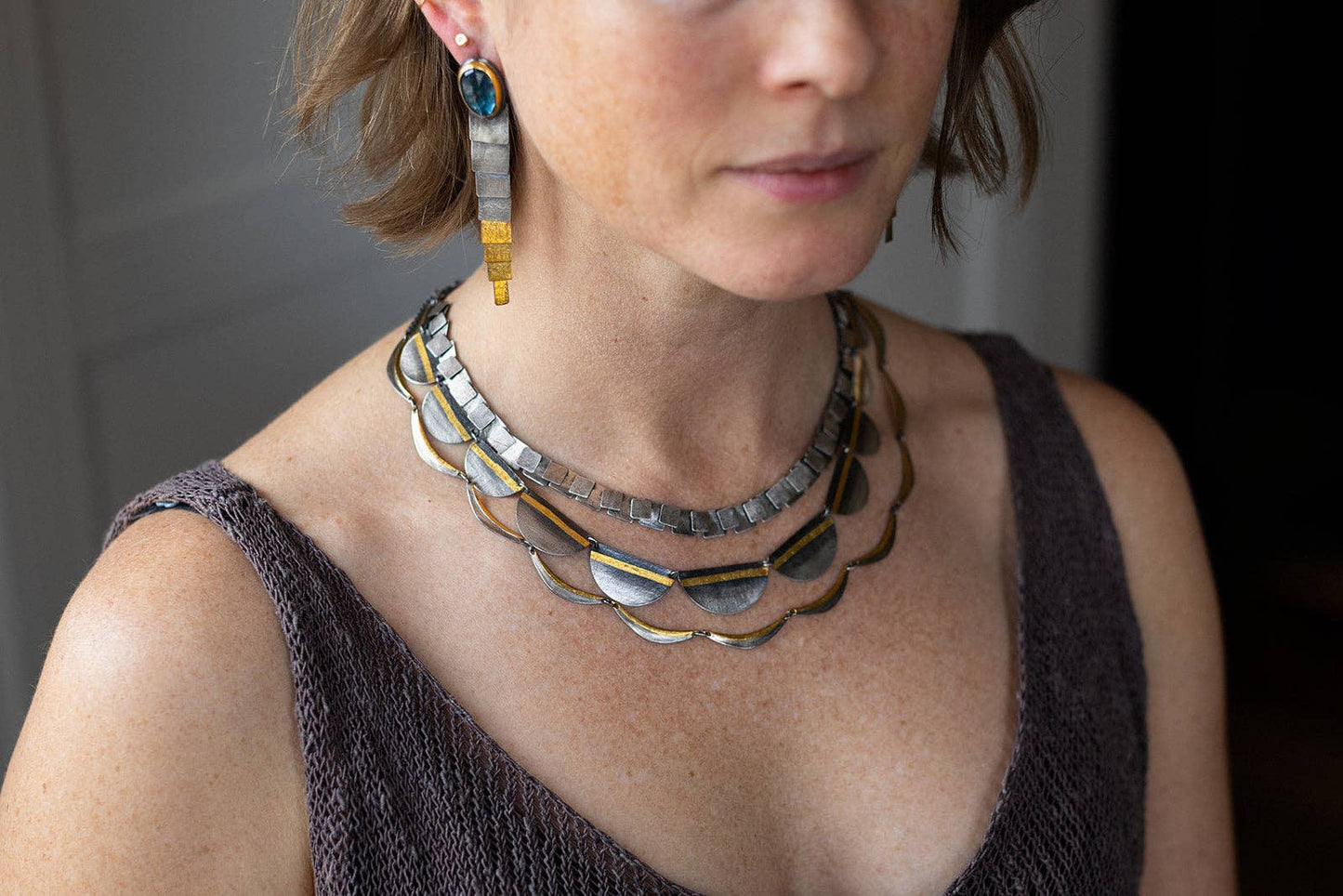 Scalloped Latitude Necklace