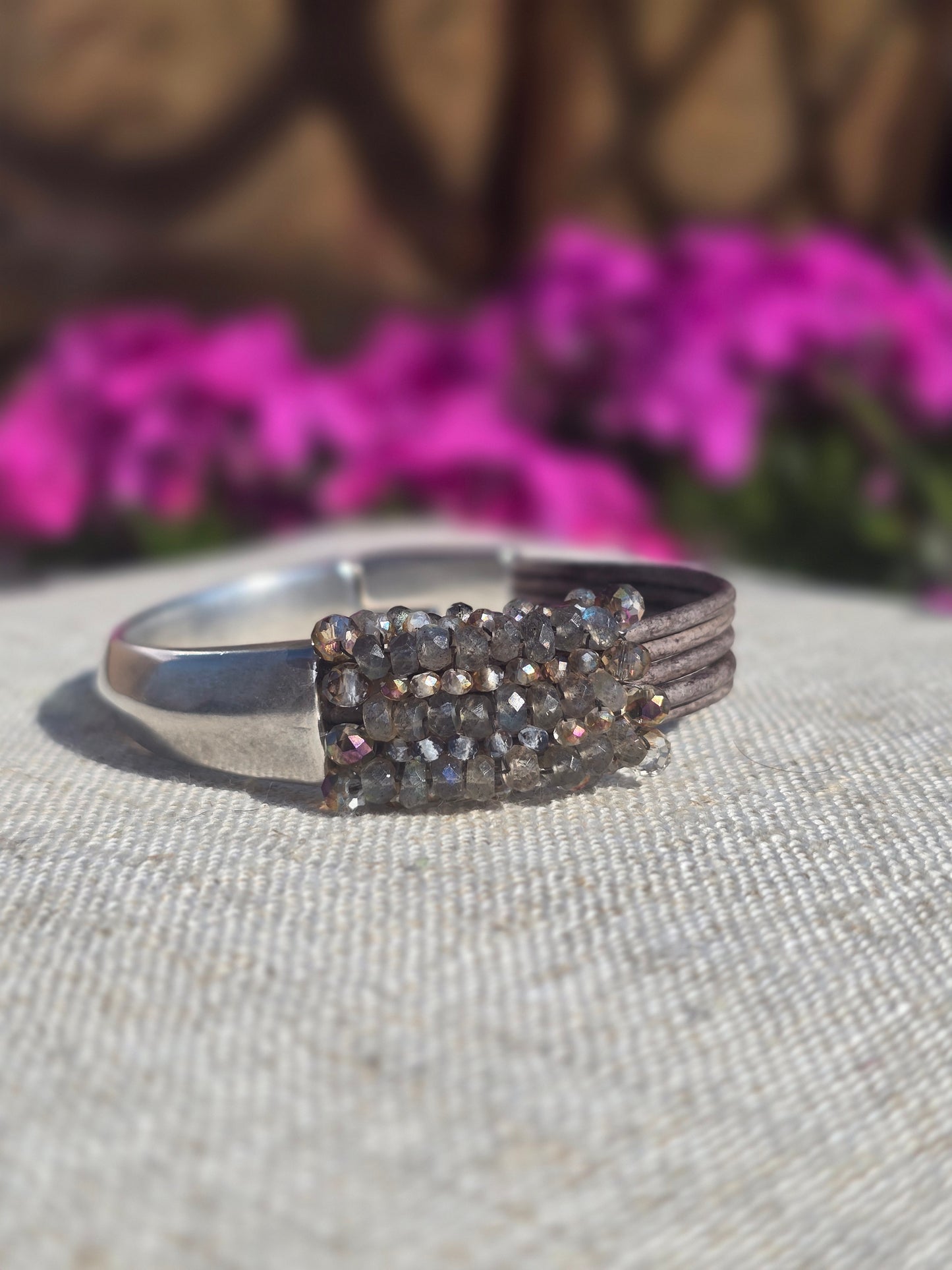 Labradorite w/ Crystal Bracelet
