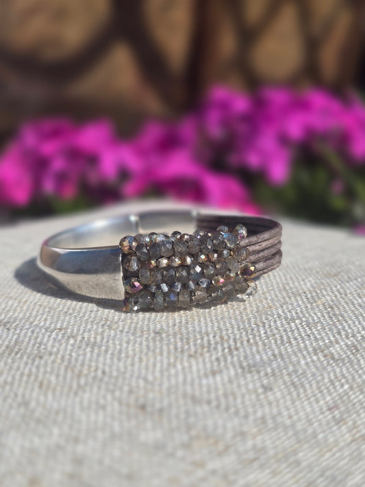 Labradorite w/ Crystal Bracelet