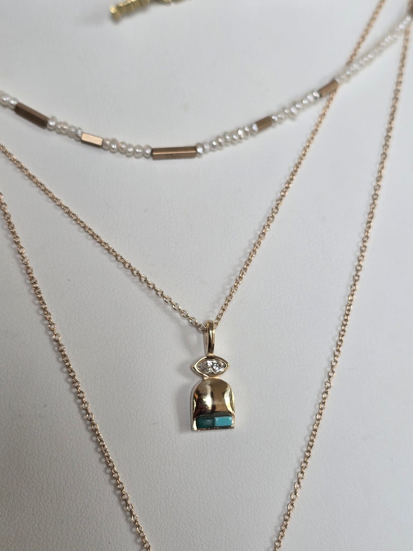 Rhea Necklace-Inlay