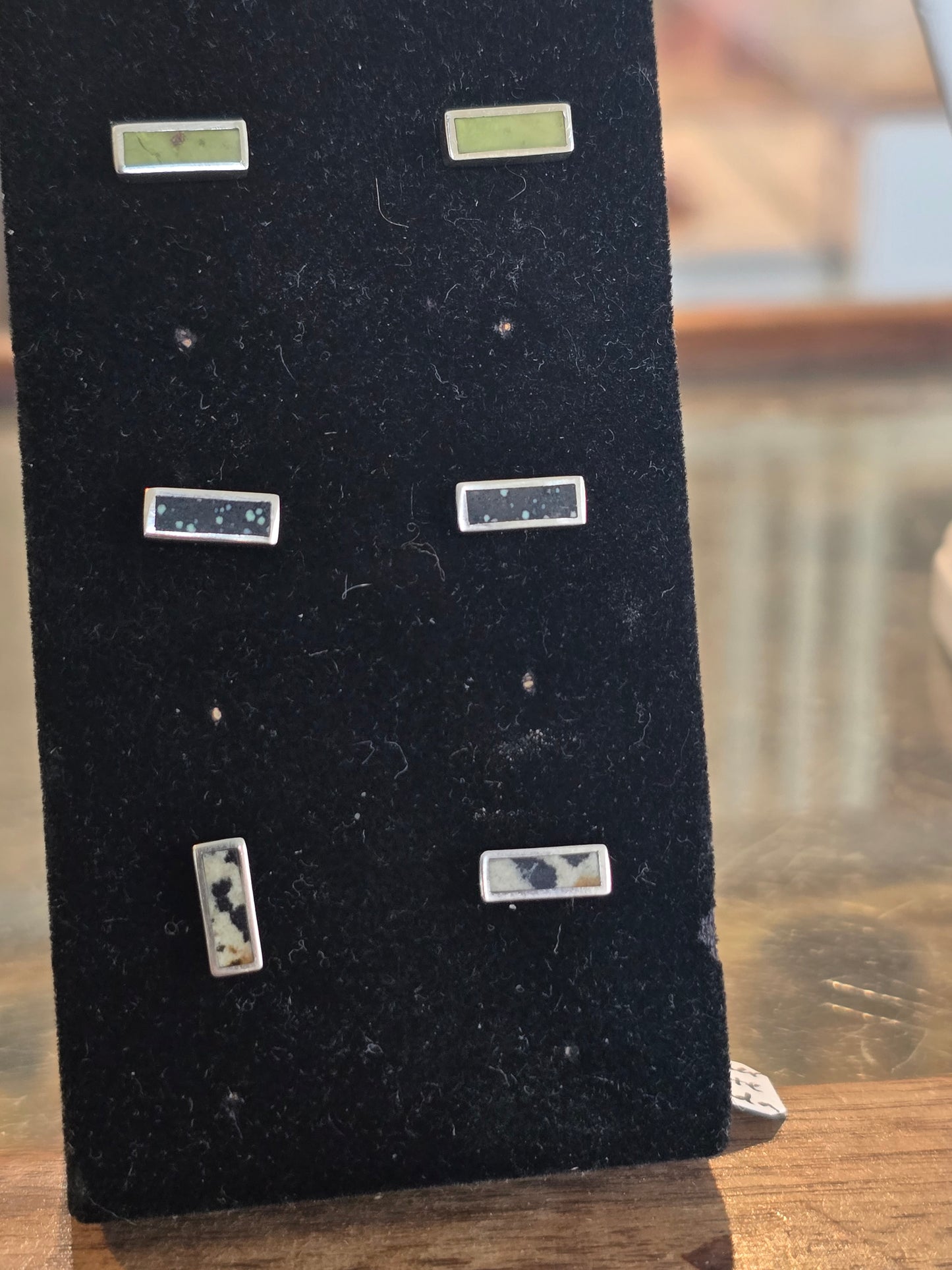 Dalmatian Jasper Styx Studs