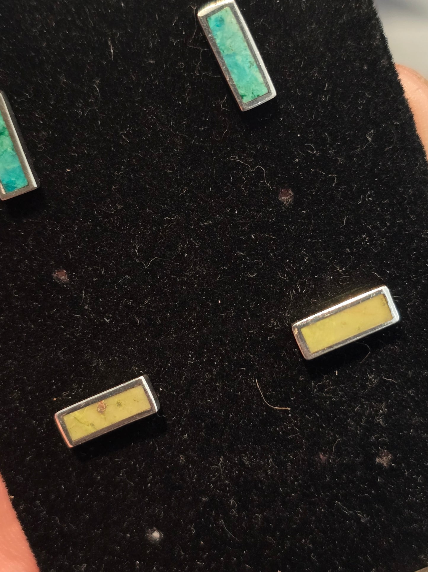Green Dream Jasper Styx Studs