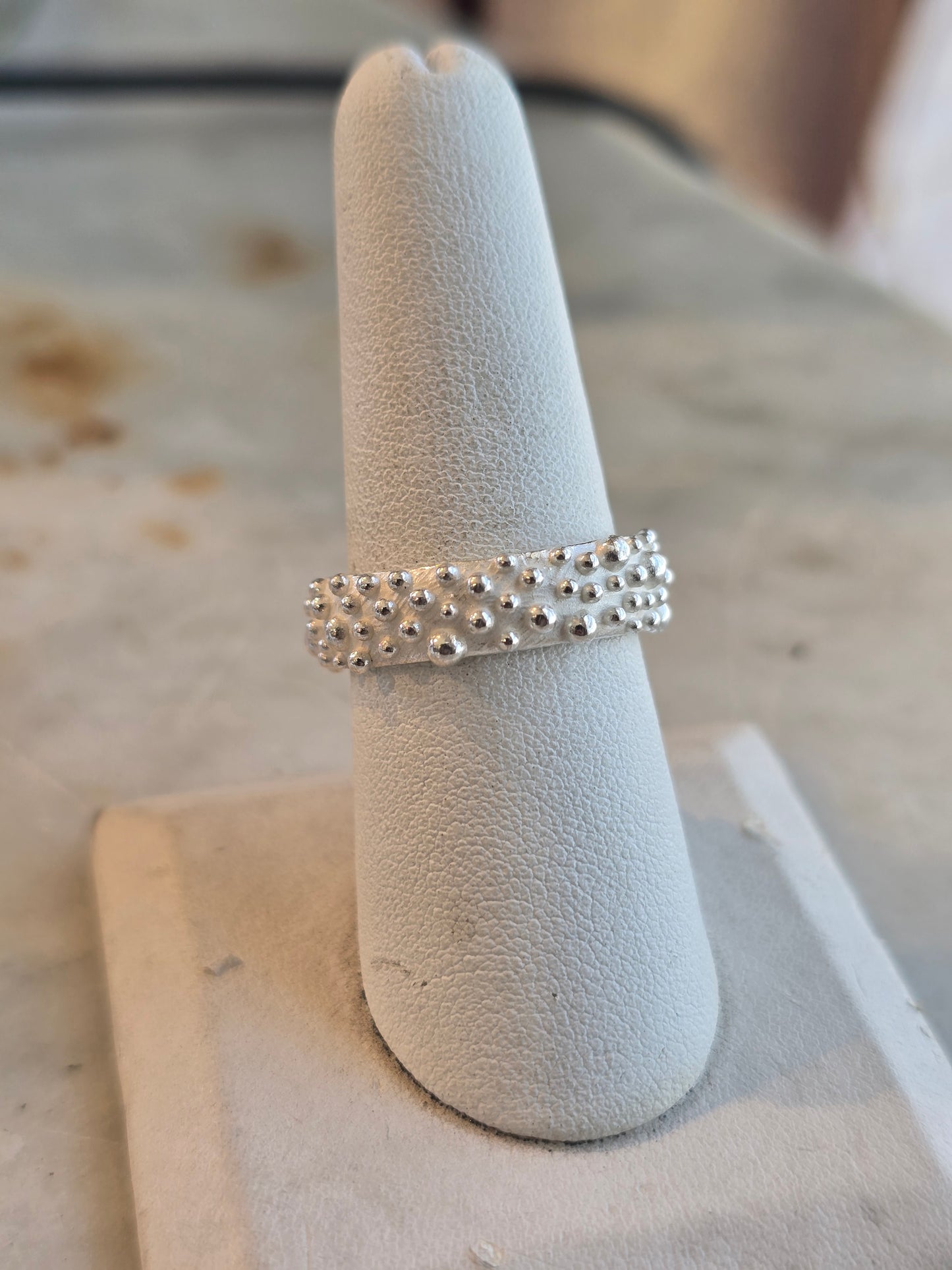 Polished Bumpy Ring Band