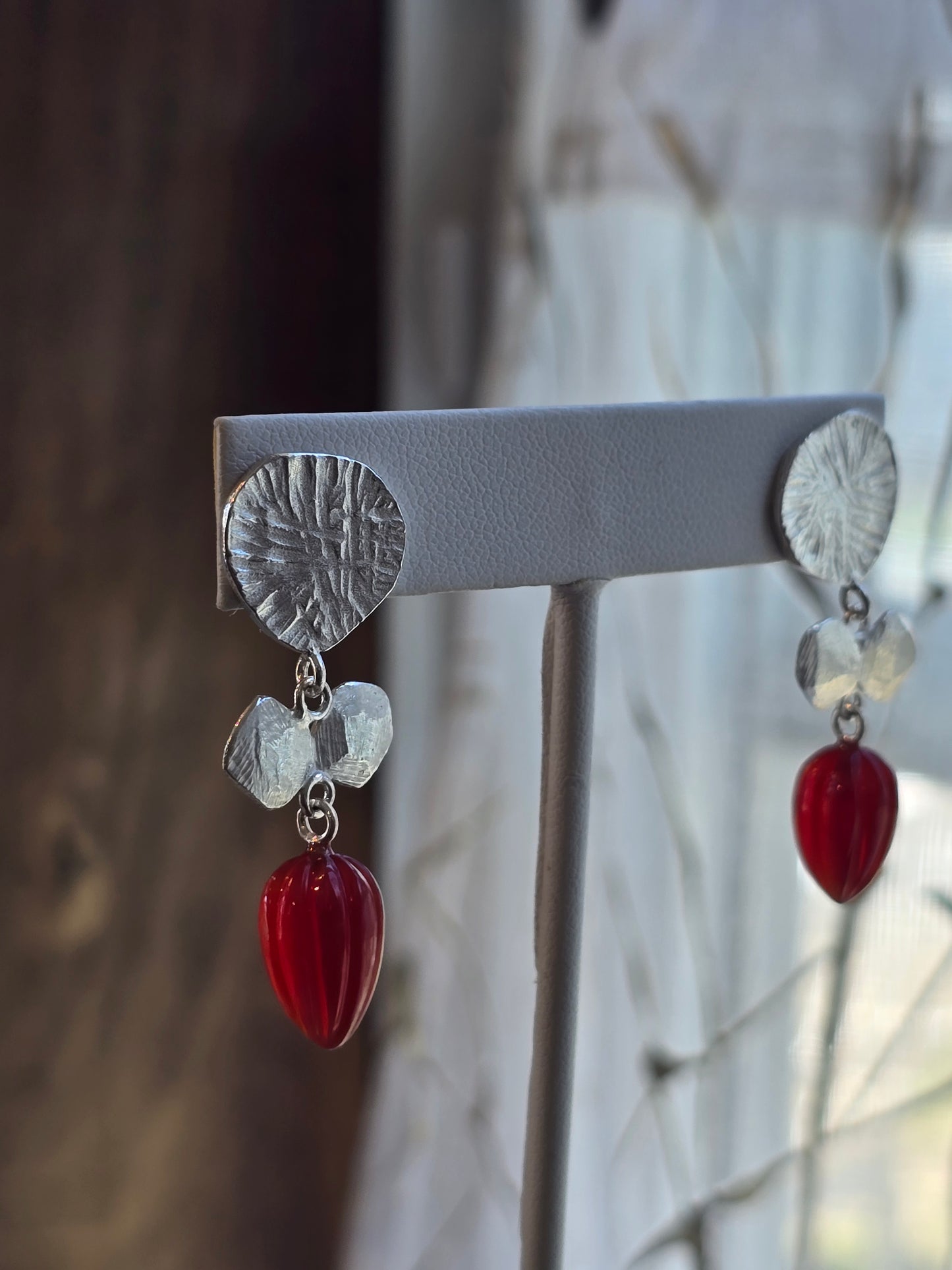 Carnelian Drop Earrings