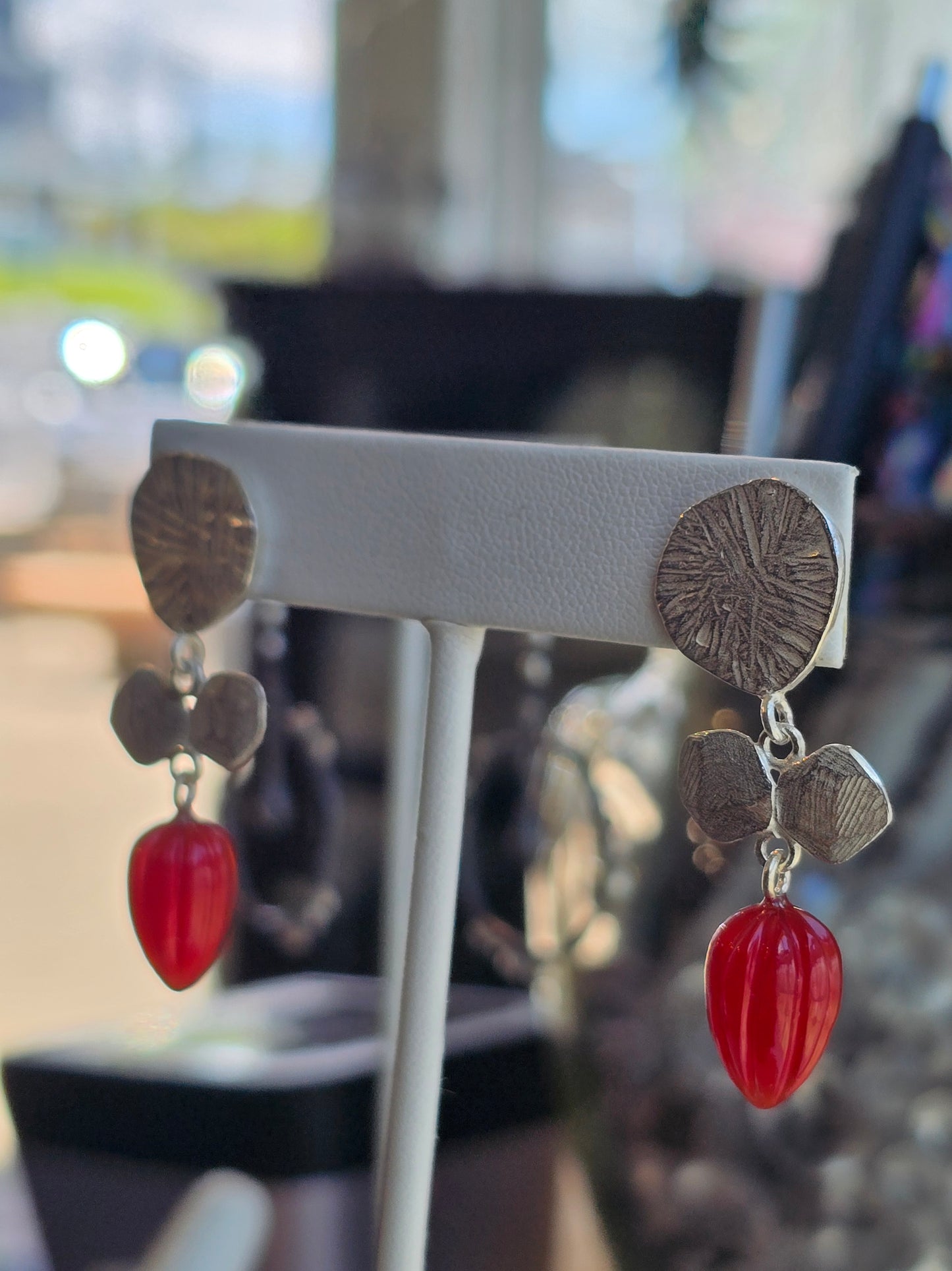 Carnelian Drop Earrings