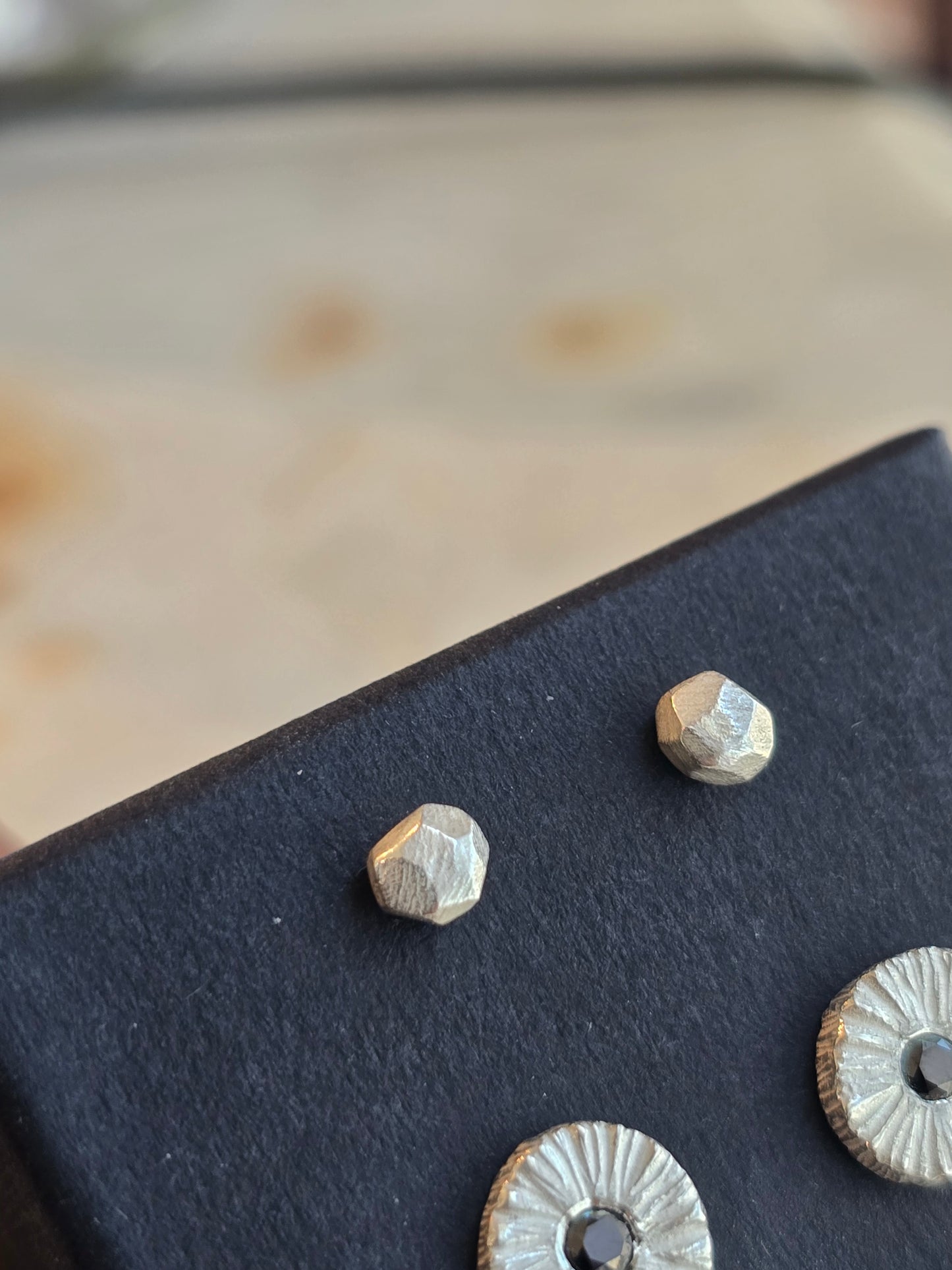 Polished Abstract Mini Studs