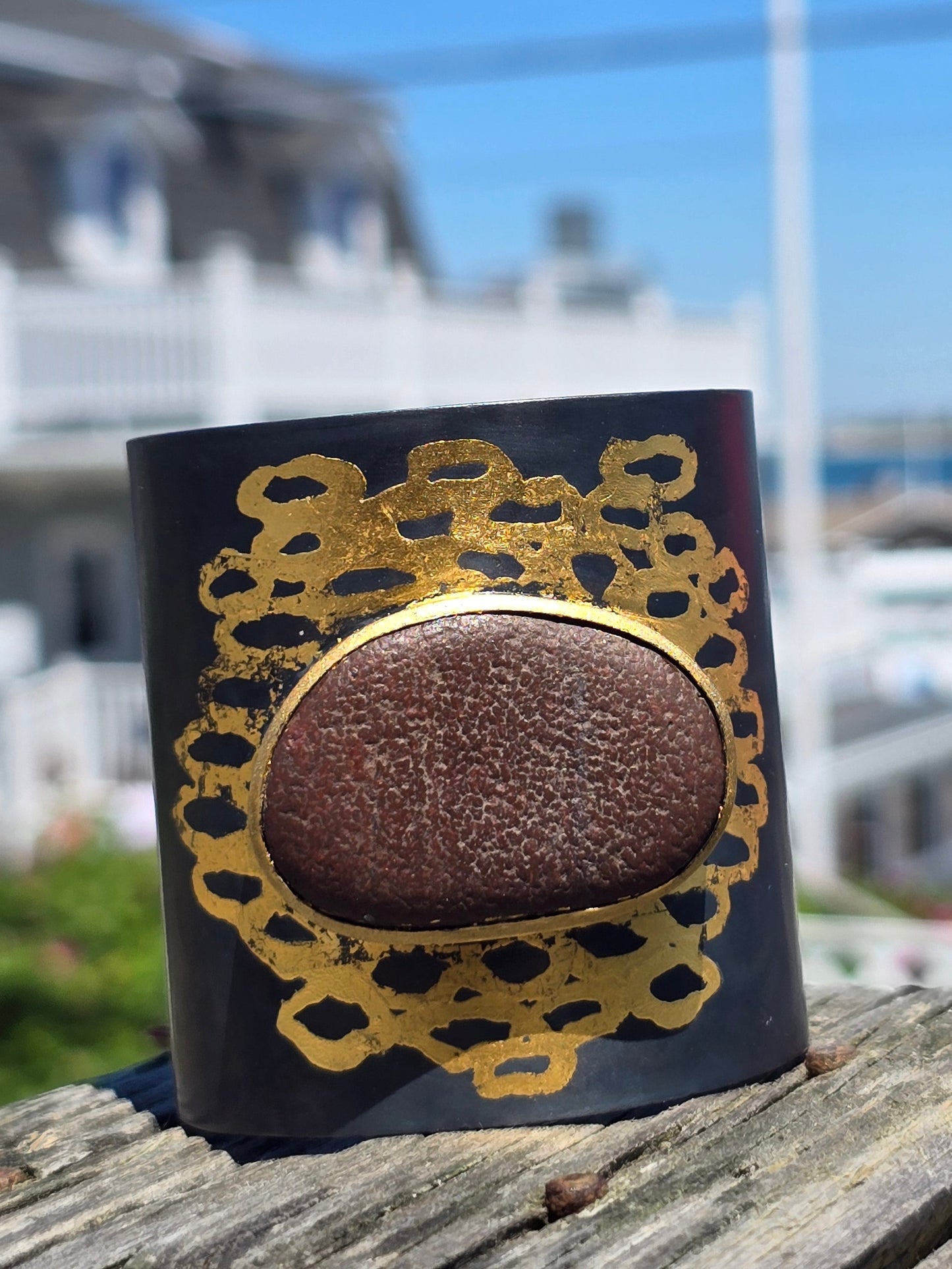 Beach Stone Cuff