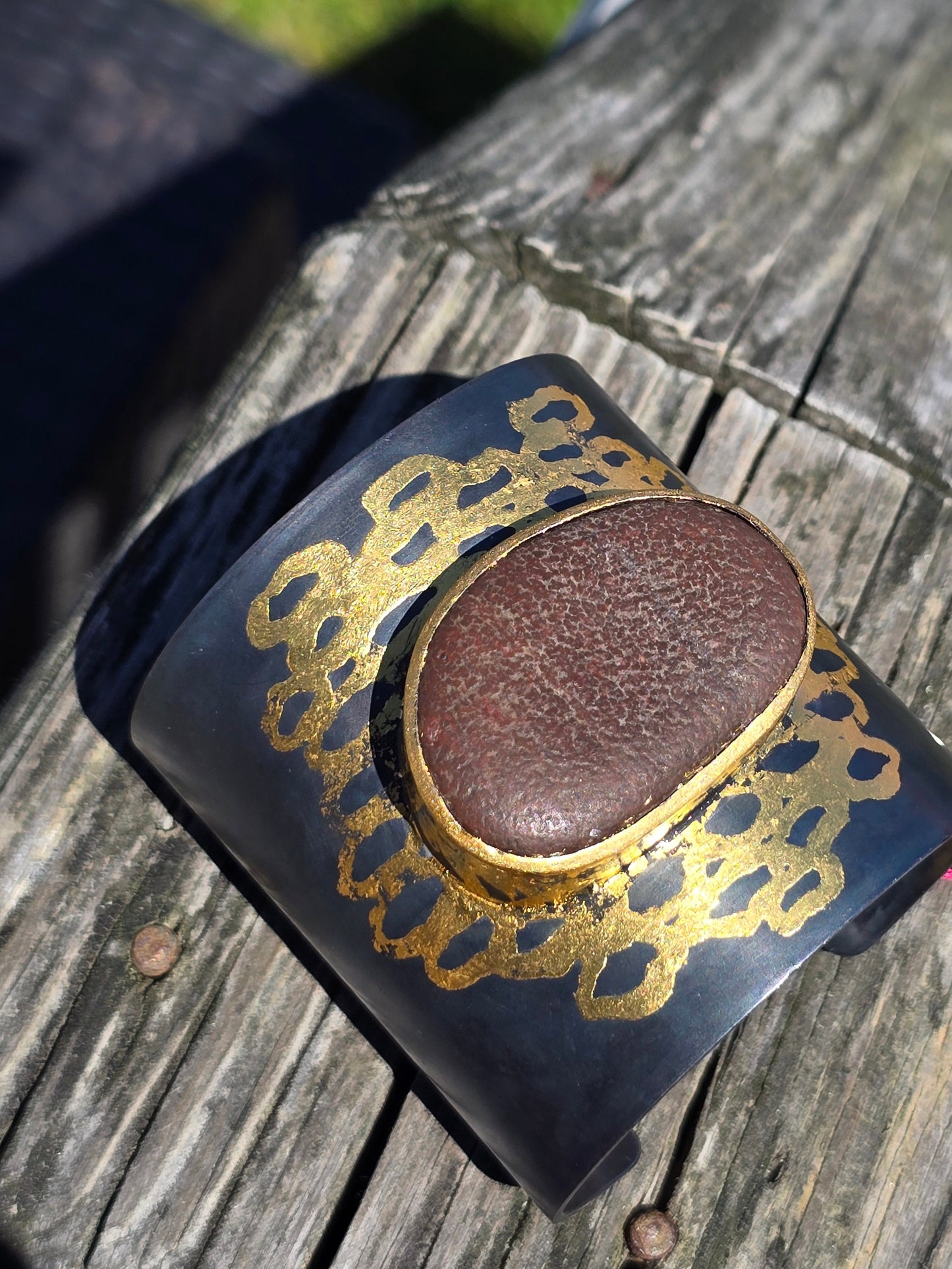 Beach Stone Cuff