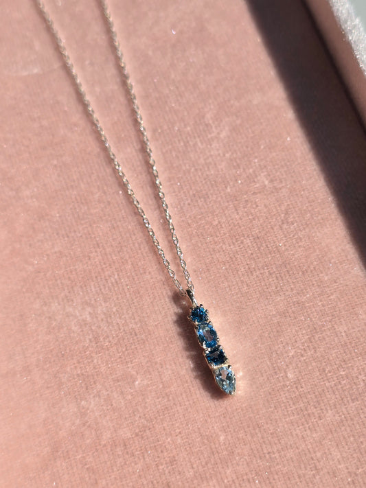 Oceanic Gemstone Necklace