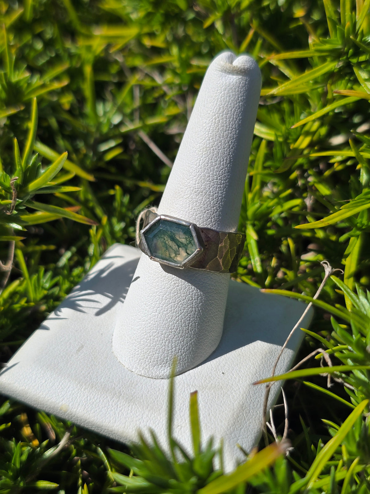 Moss Agate Ring