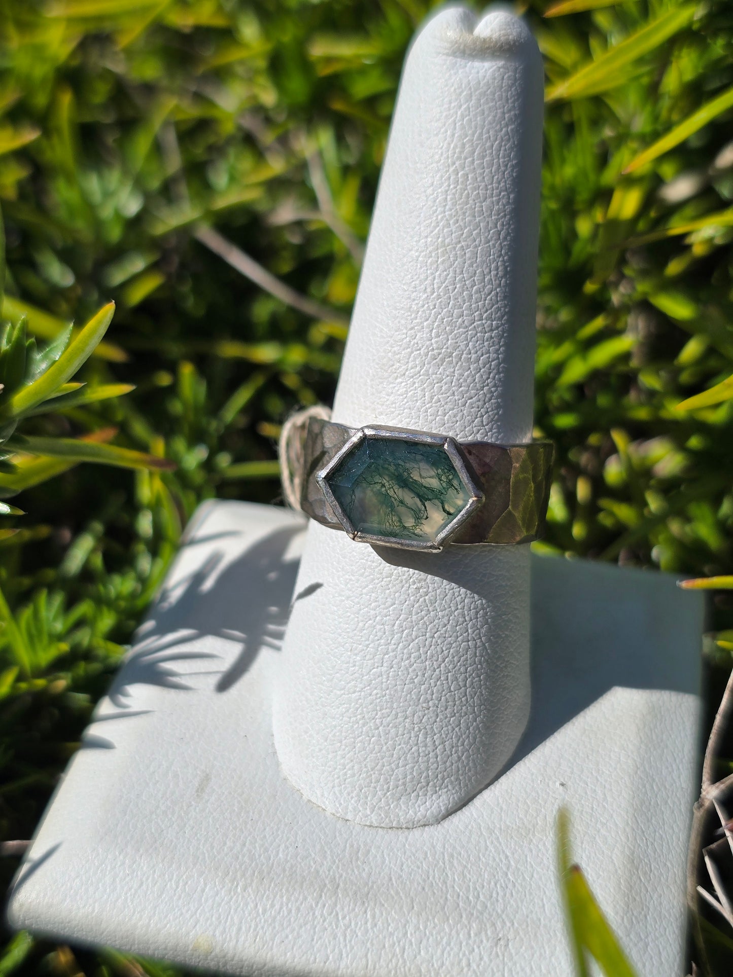 Moss Agate Ring