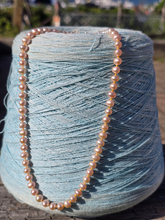 Pink Pearl w/ Yellow Silk