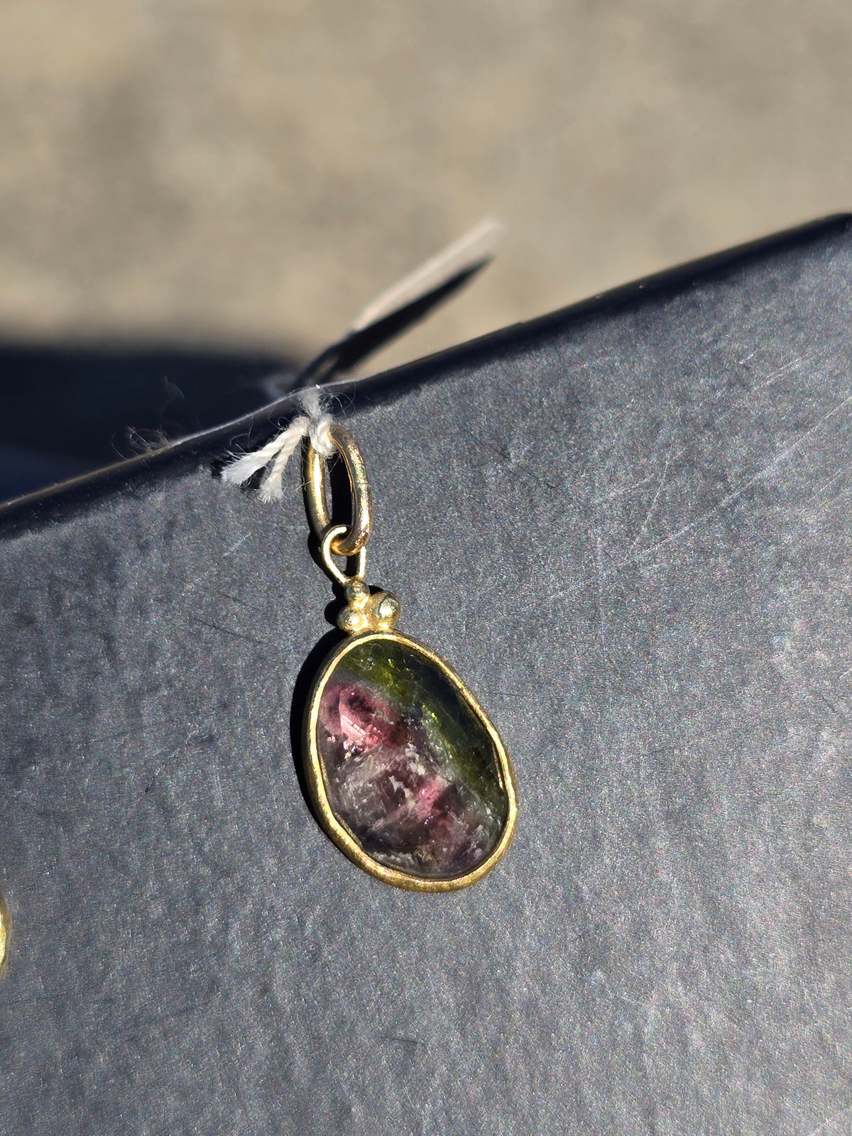 Watermelon Tourmaline Pendant