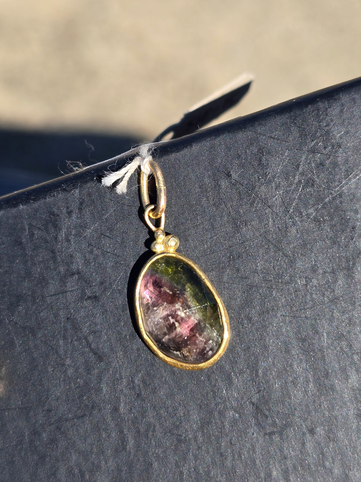 Watermelon Tourmaline Pendant