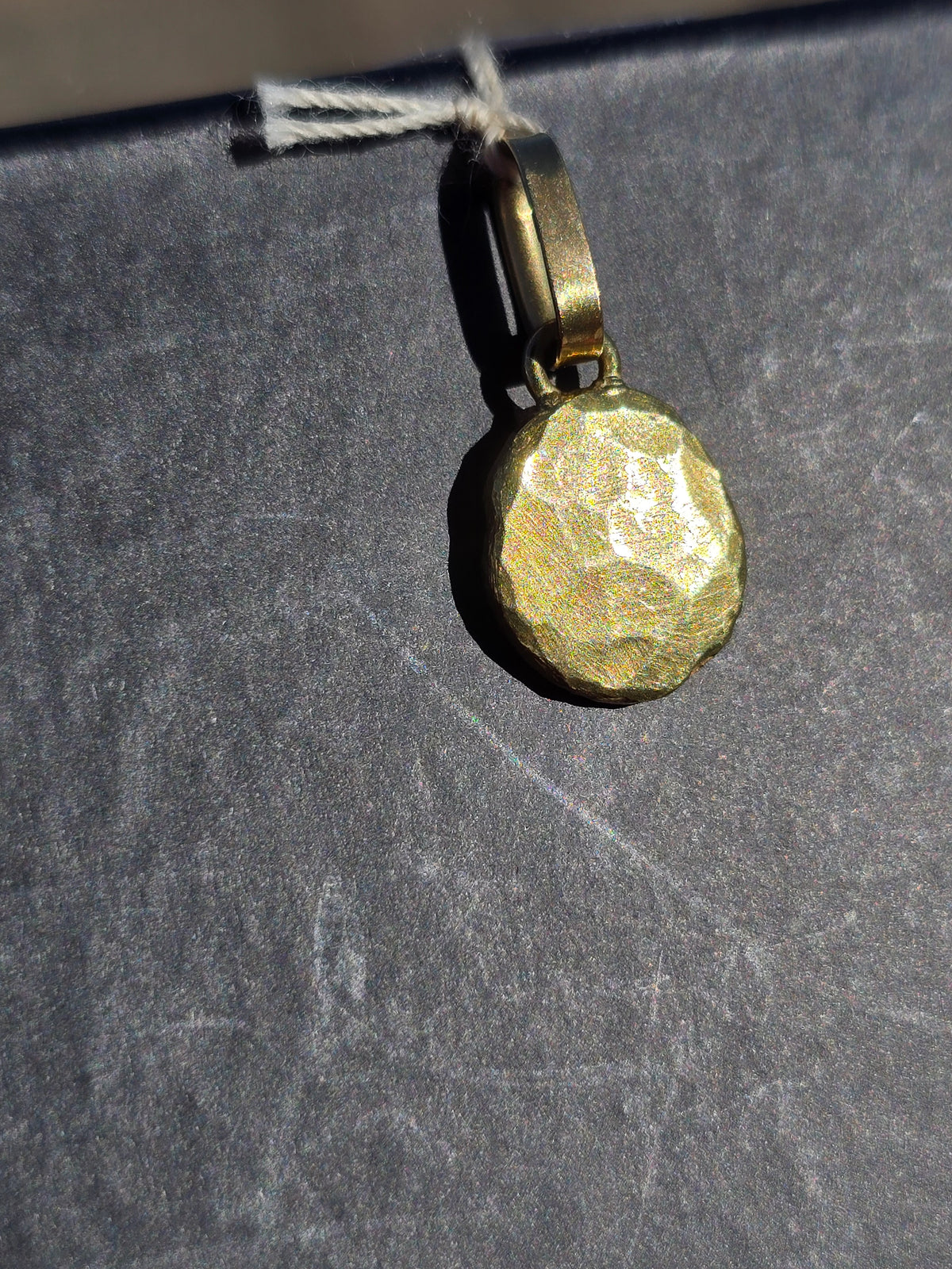 Gold Platelet Pendant