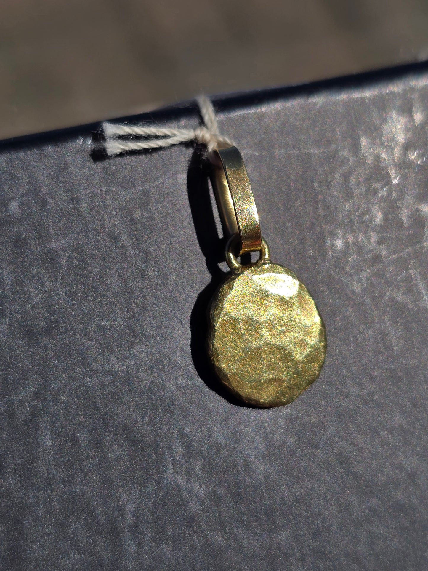 Gold Platelet Pendant