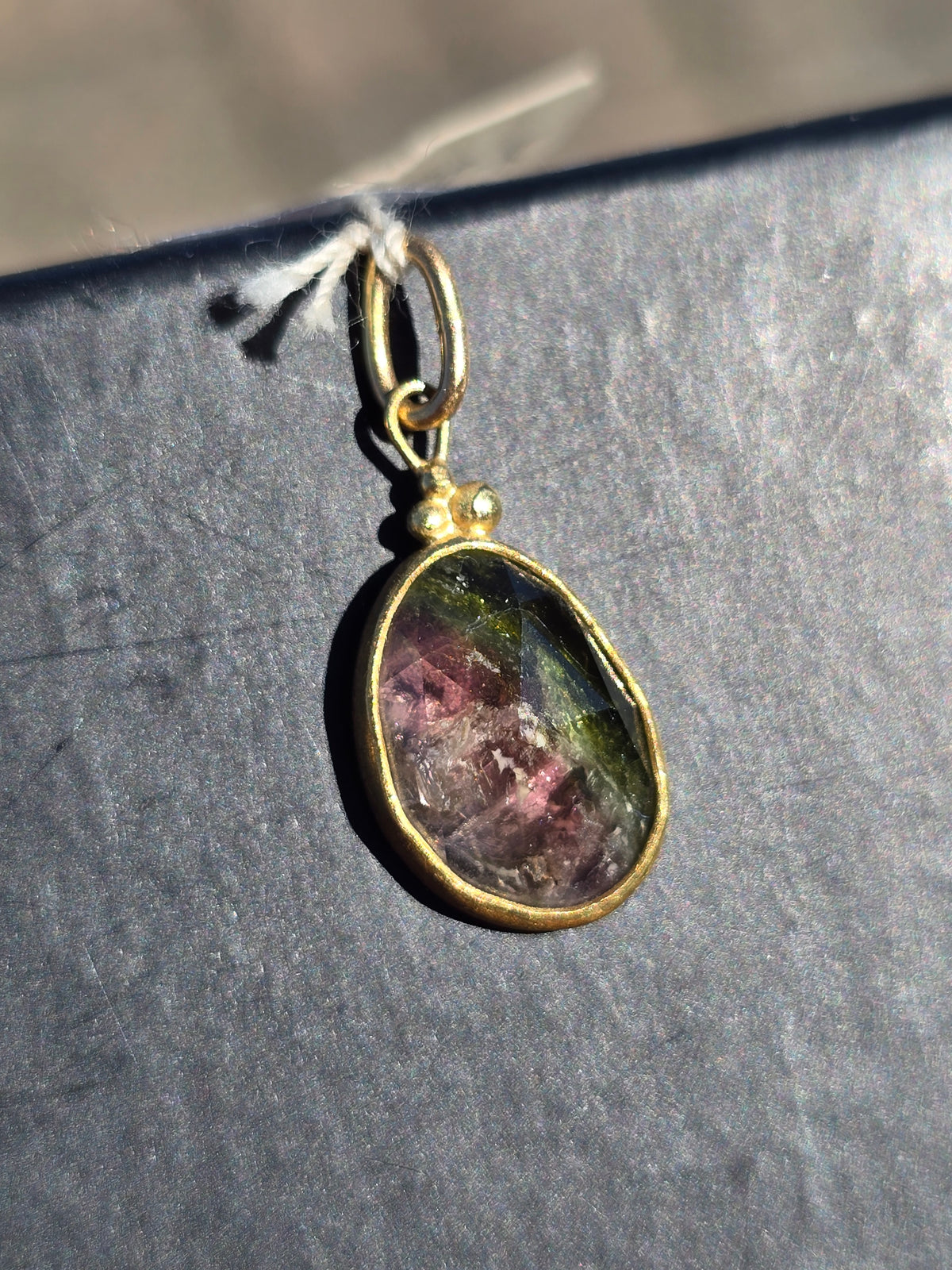 Watermelon Tourmaline Pendant