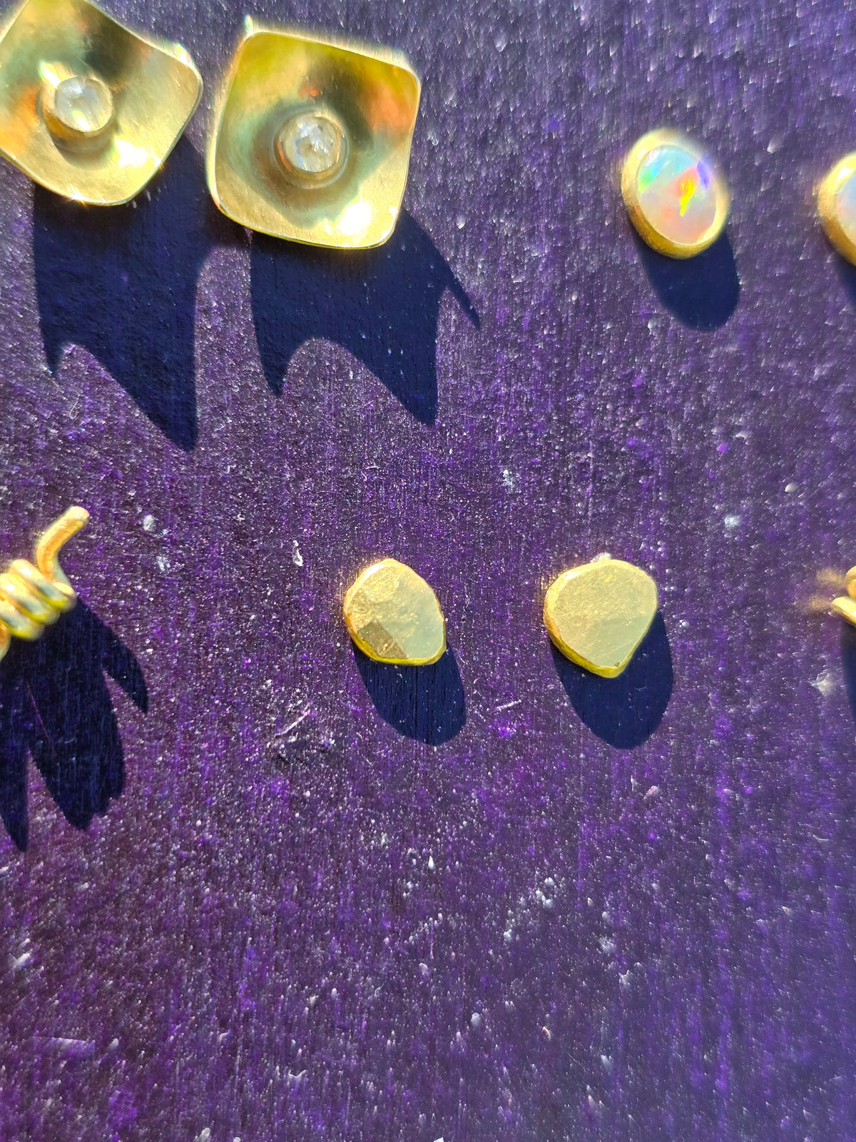 Gold Platelet Studs
