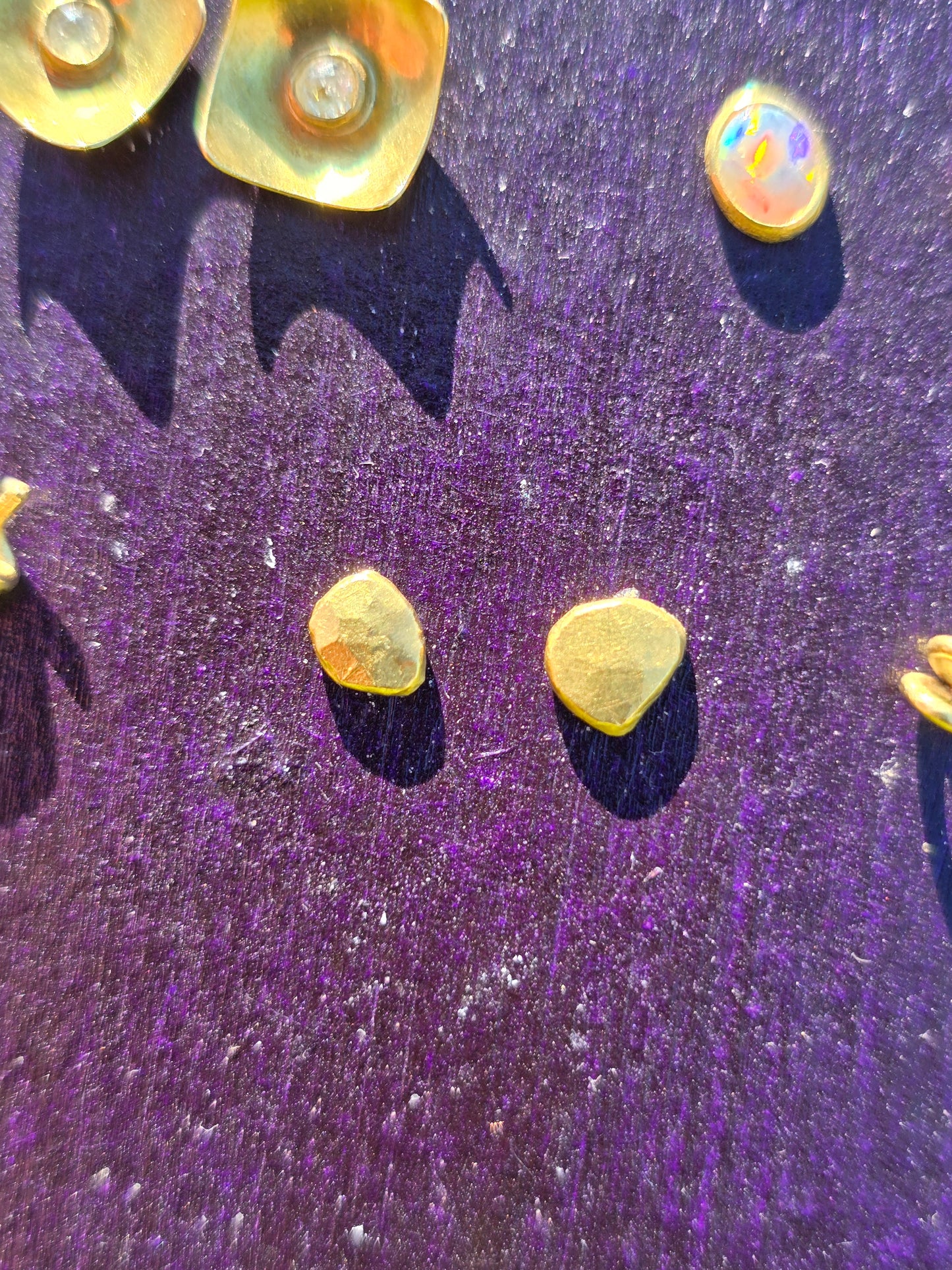 Gold Platelet Studs