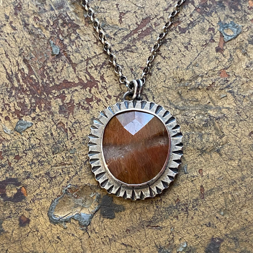 Rutilated Quartz Ridge Necklace