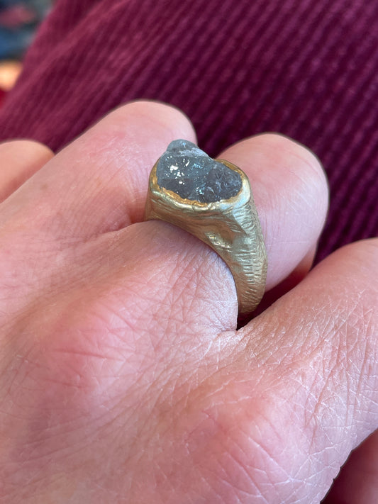 Guardian Signet Ring: Labradorite
