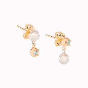 LA SEINE: Opal Companion Studs