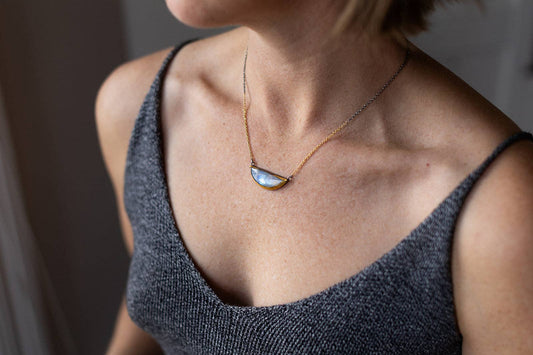 Crescent Split Necklace