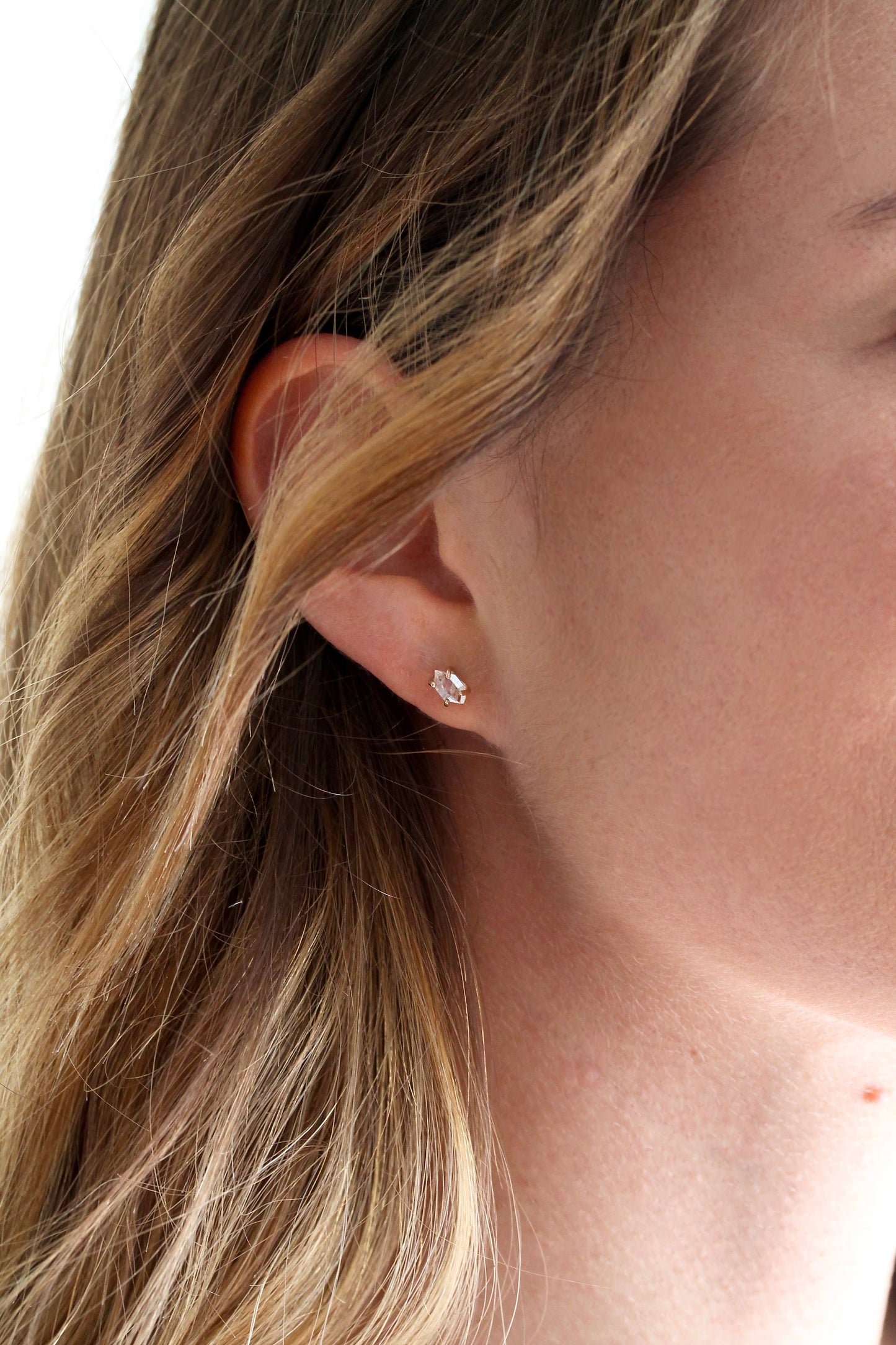 Herkimer Diamond Studs