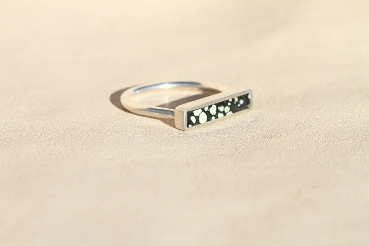 New Lander Variscite Stone Stacker Ring 2.0