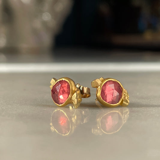 Sugar Babe Spinel Post Earrings