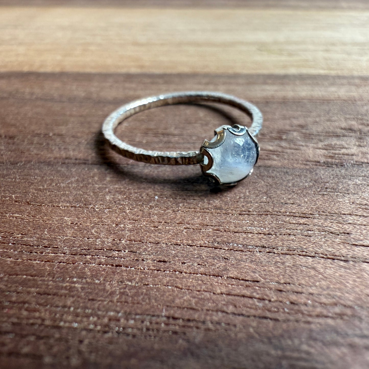 Moonstone Stacker Rings