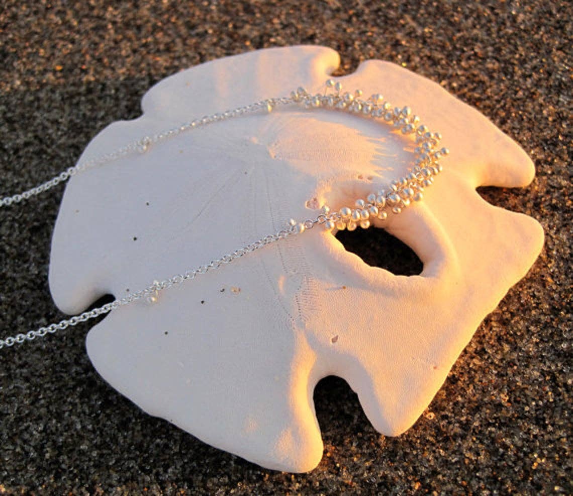 Clustered Wisteria Necklace- 18 inches