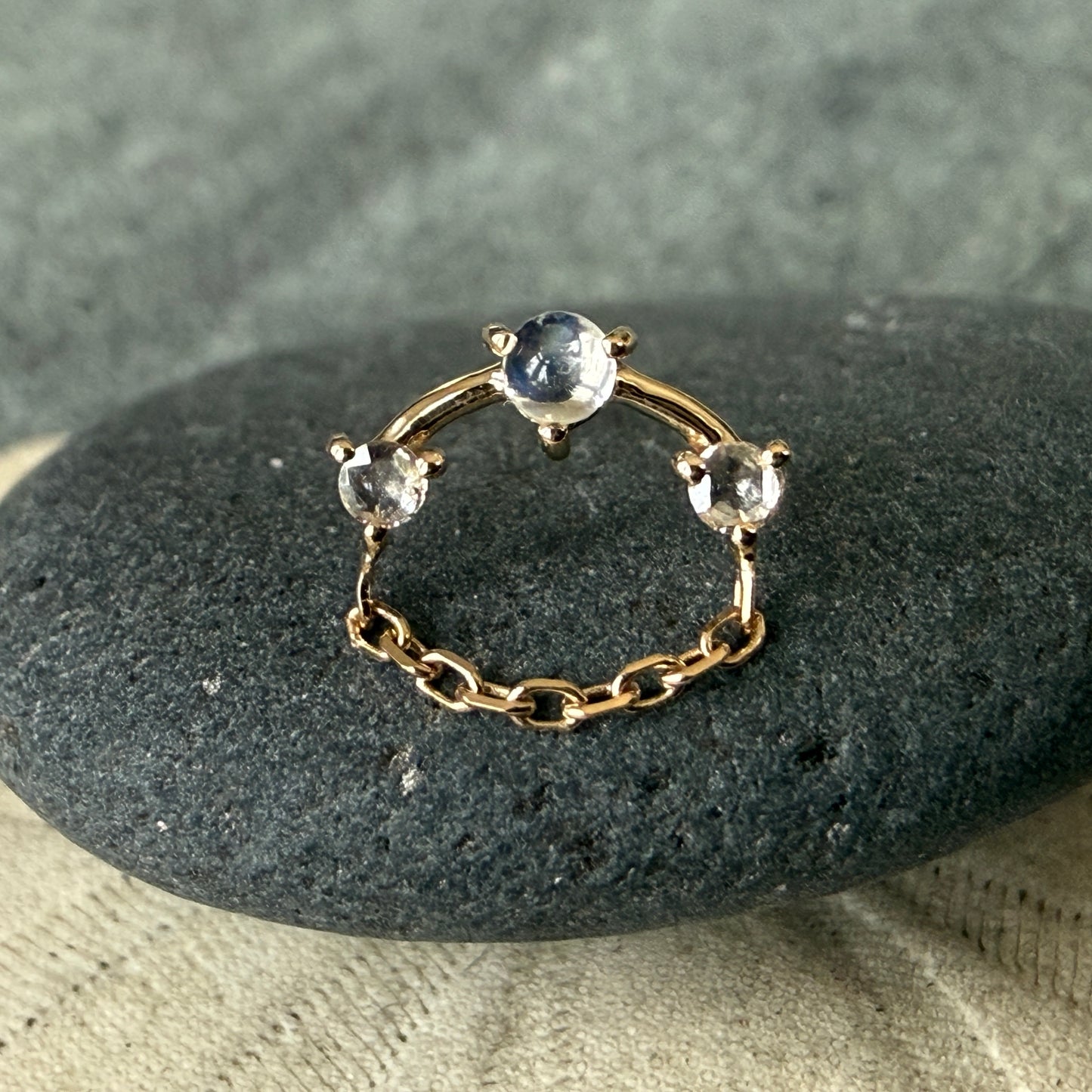 Moonstone Constellation Earring