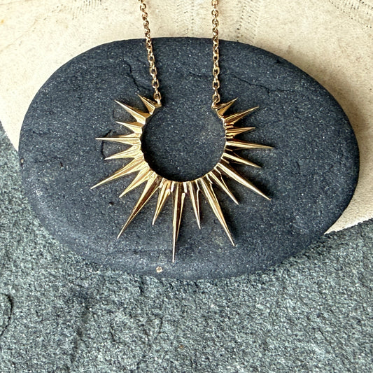 King Sun Yellow Gold Necklace