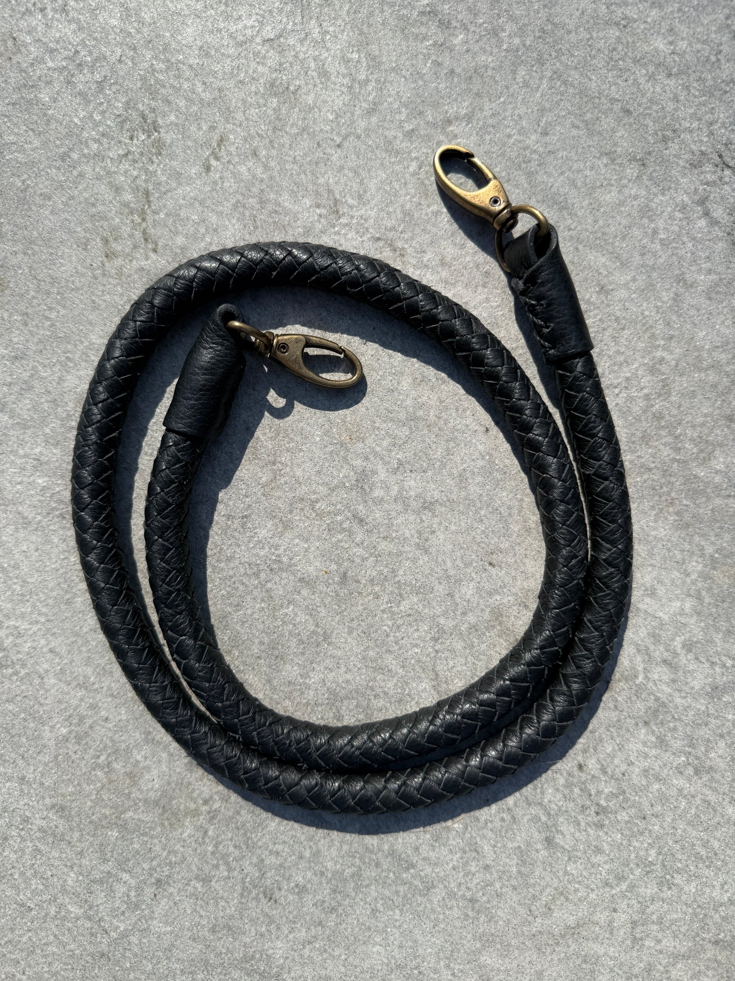 Hand braided Leather Strap
