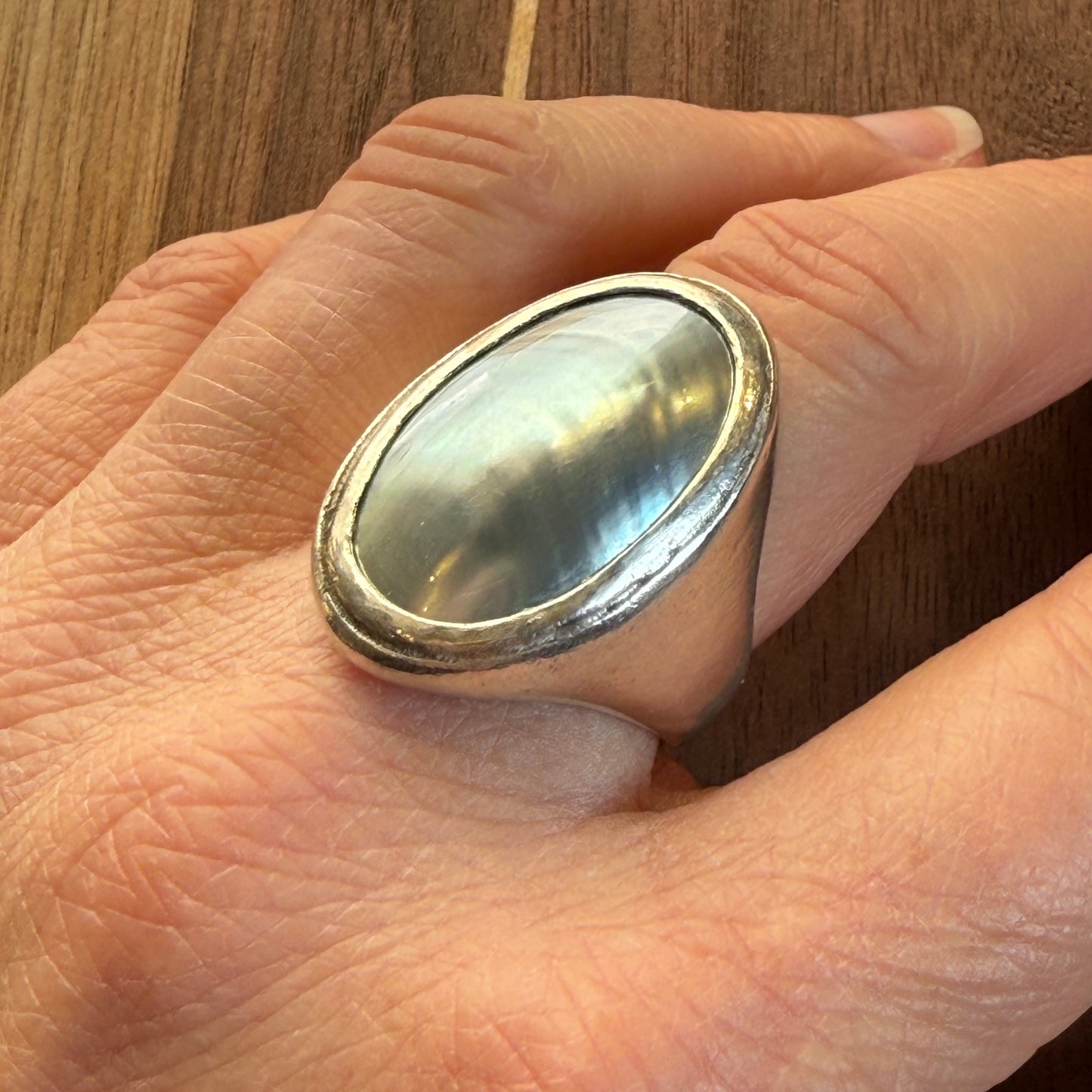 Oval Osmena Pearl Ring