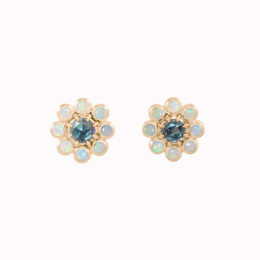 CHARONNE: Topaz & Opal Studs