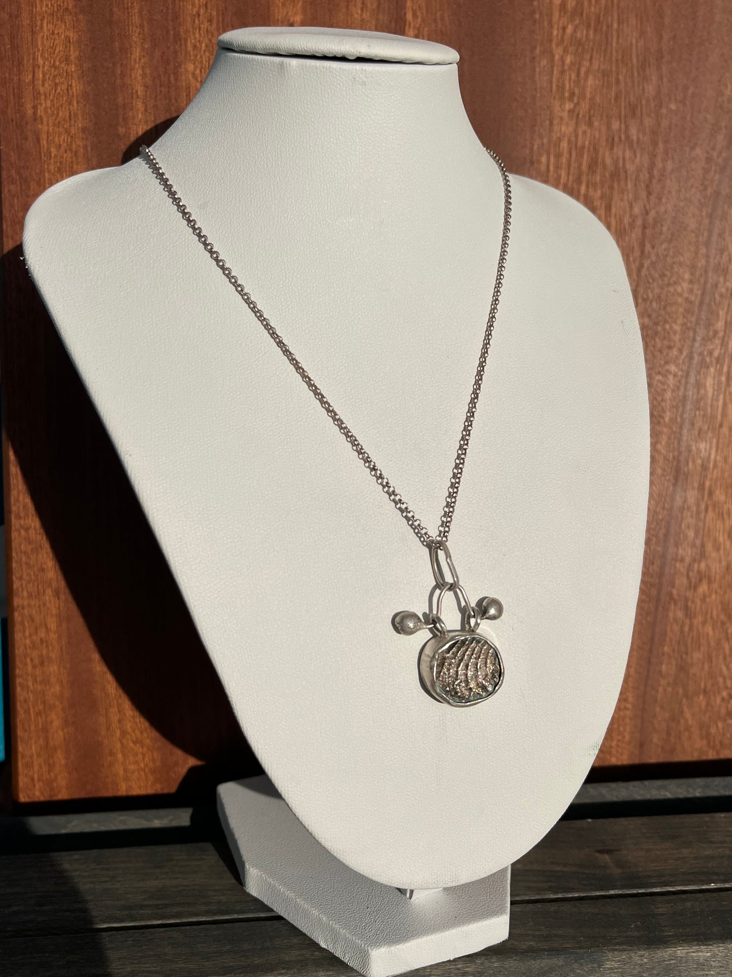 Cuttlebone Pendant