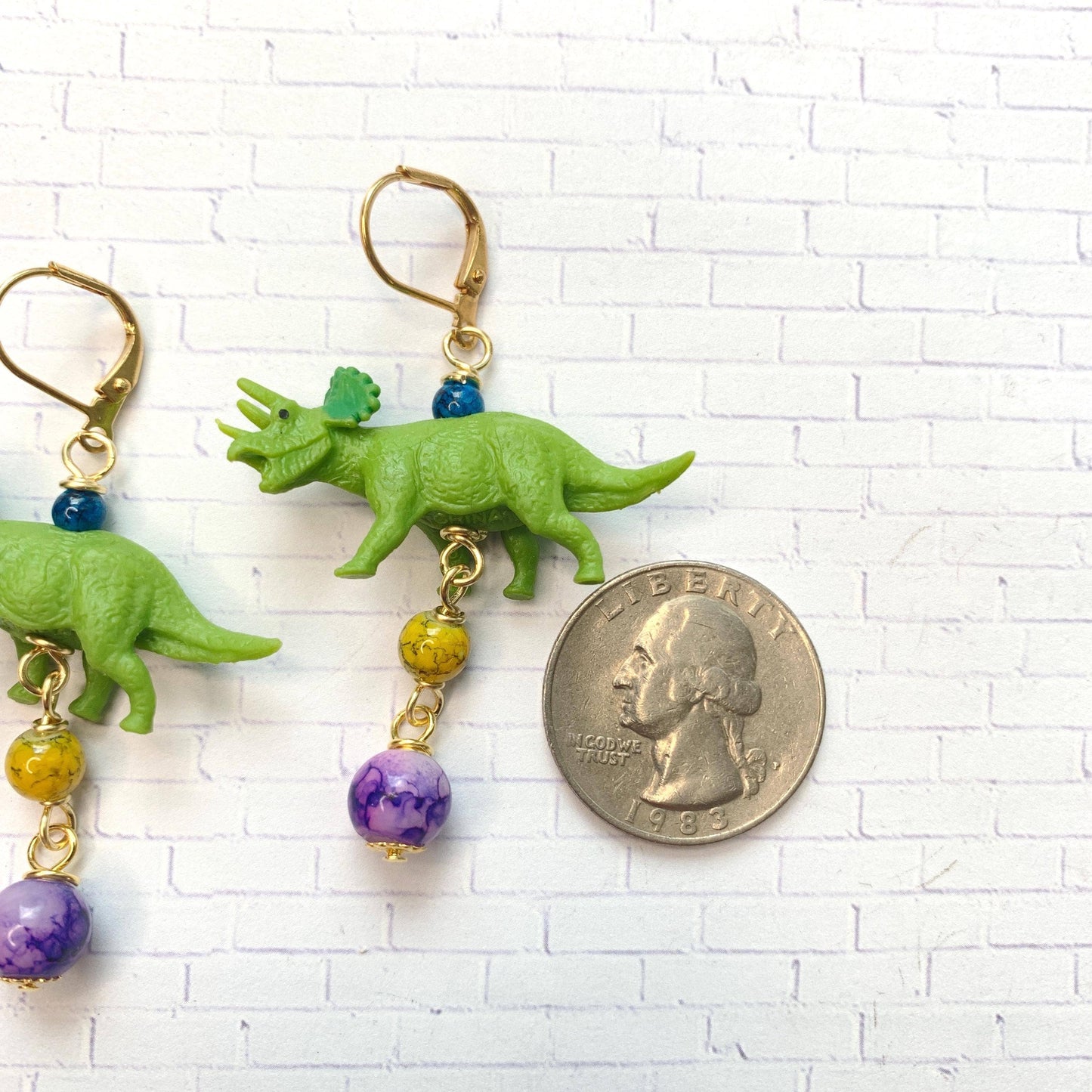 Mini Dinosaur Earrings